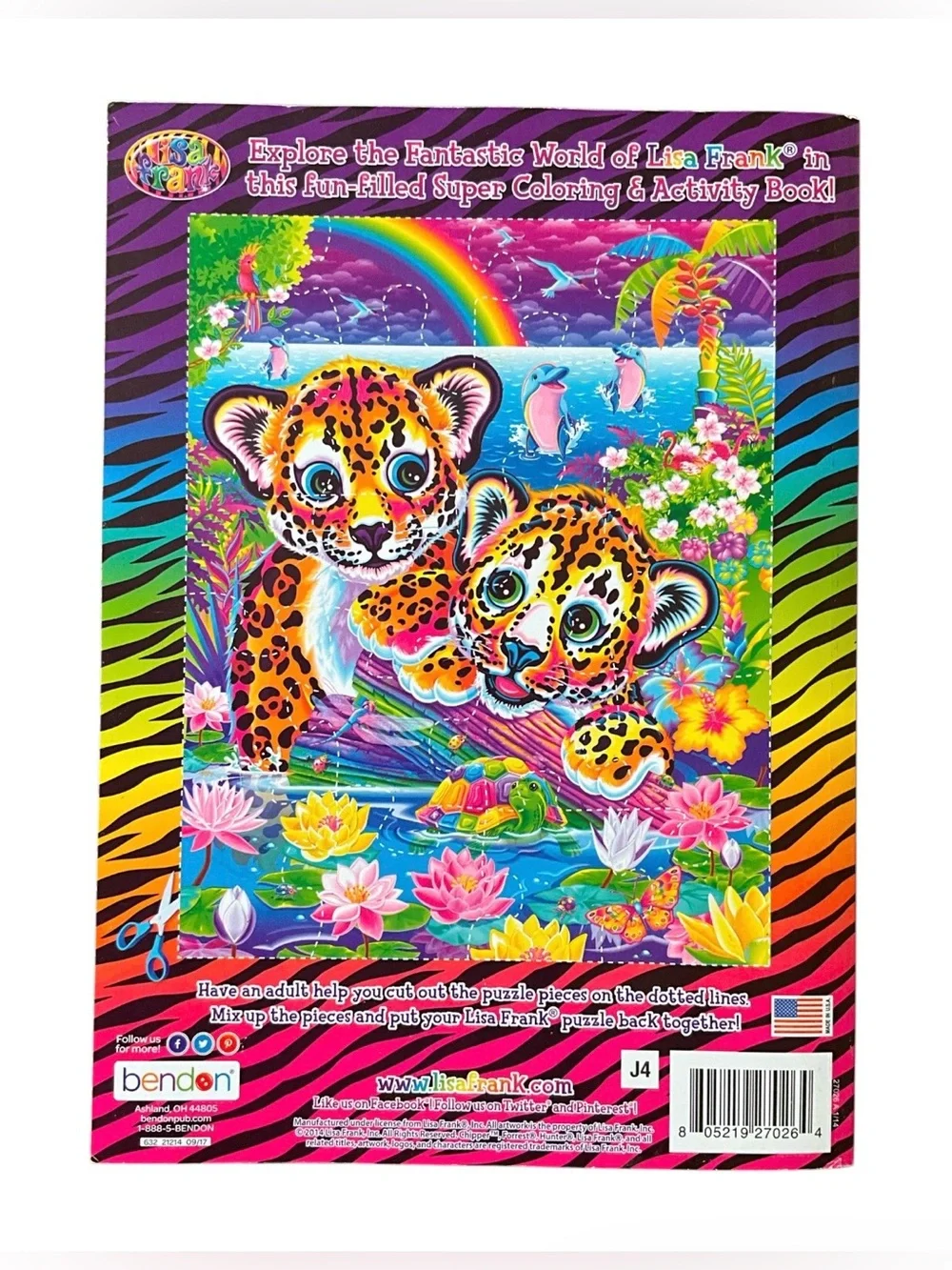 Lisa Frank Super Coloring & Activity Book - Multicolor